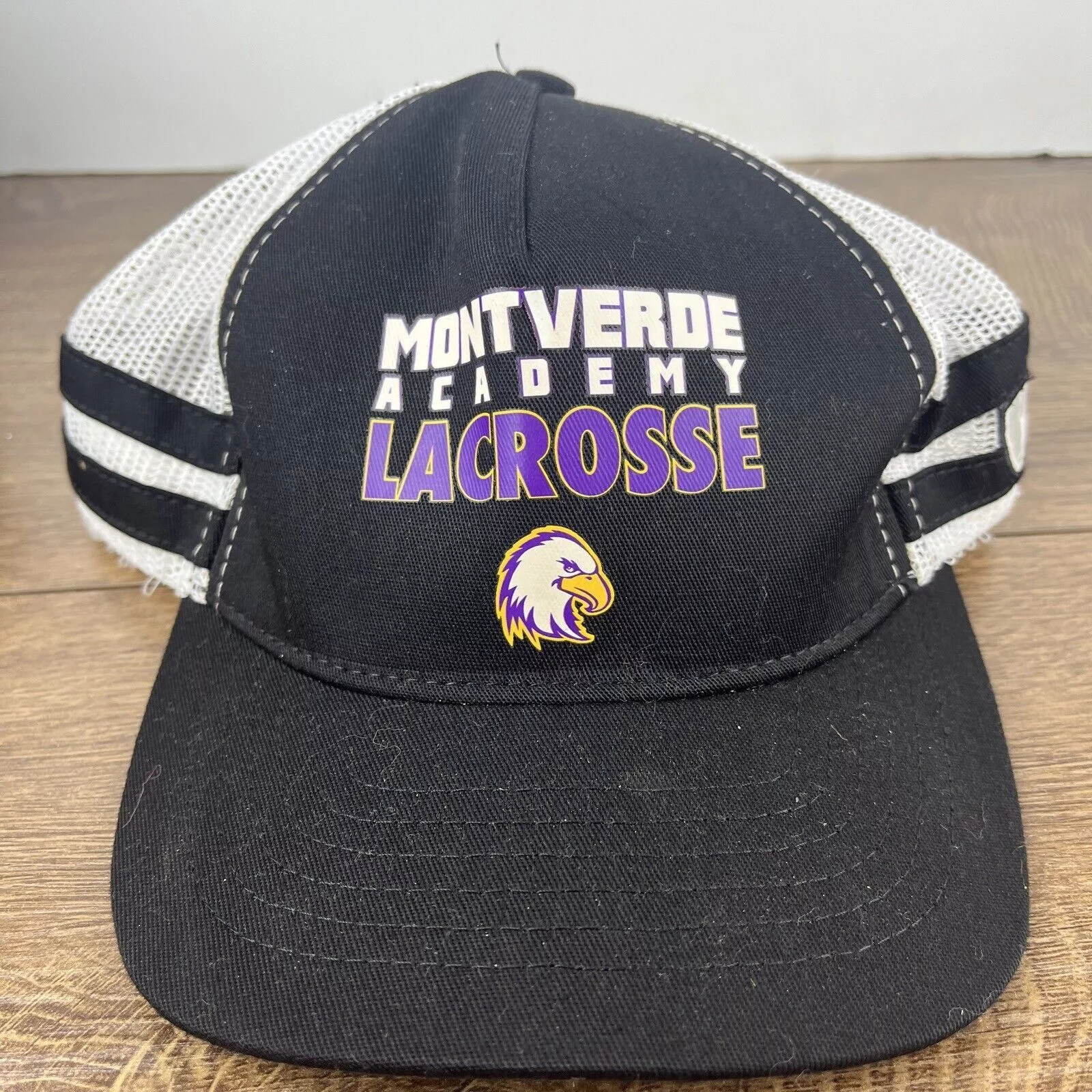 Other Hats Other Mountverde Academy Lacrosse Hat Eagles Black Hat Adjustable