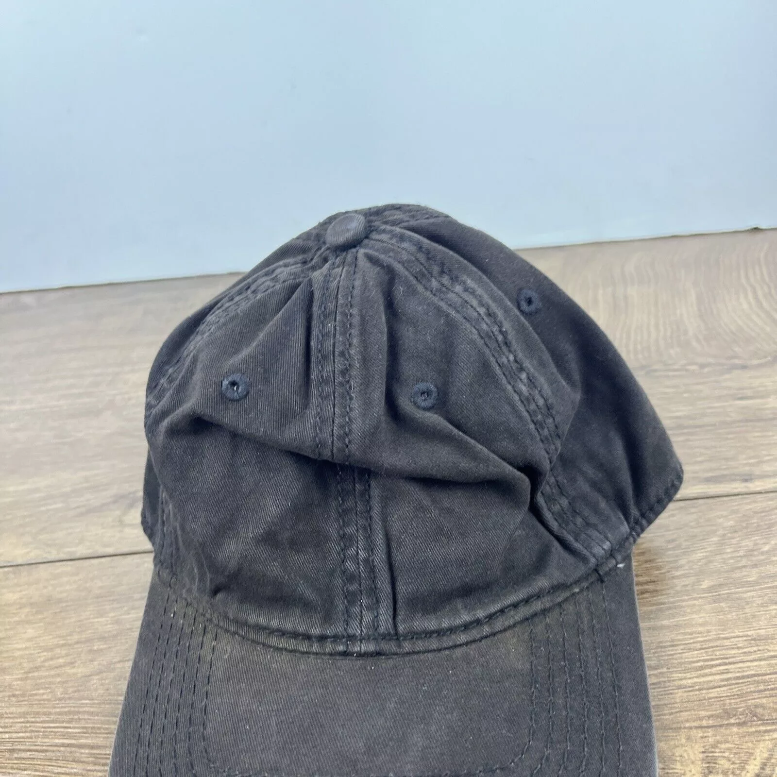 Other Hats Other Faded Black Hat Adjustable Adult Size Hat Black Cap