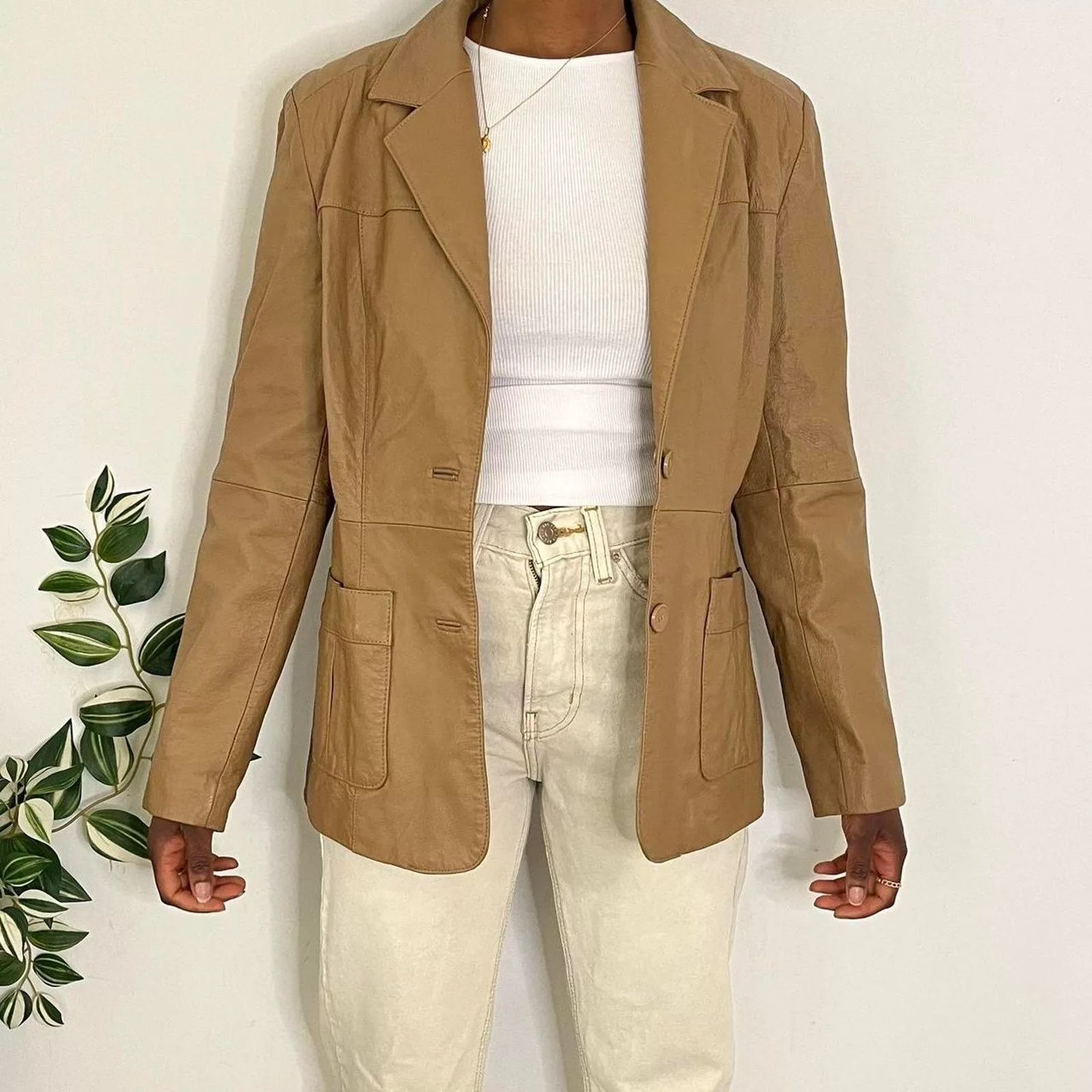 Other Jackets Other Vintage butter leather jacket Brown