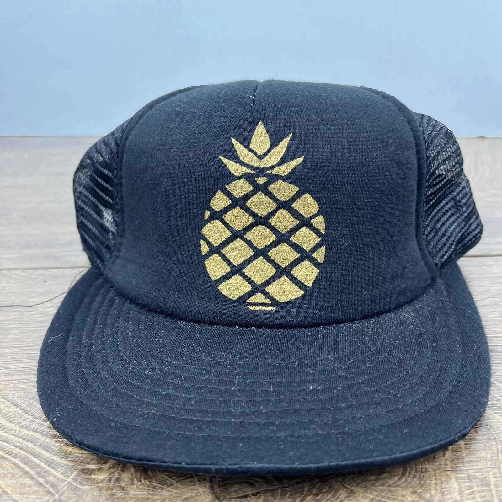 Other Hats Other Pineapple Hat Pineapple Hat Black Hat Adjustable Snapback Ad