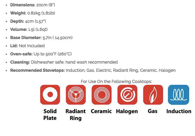 XD Induction 8" Fry Pan