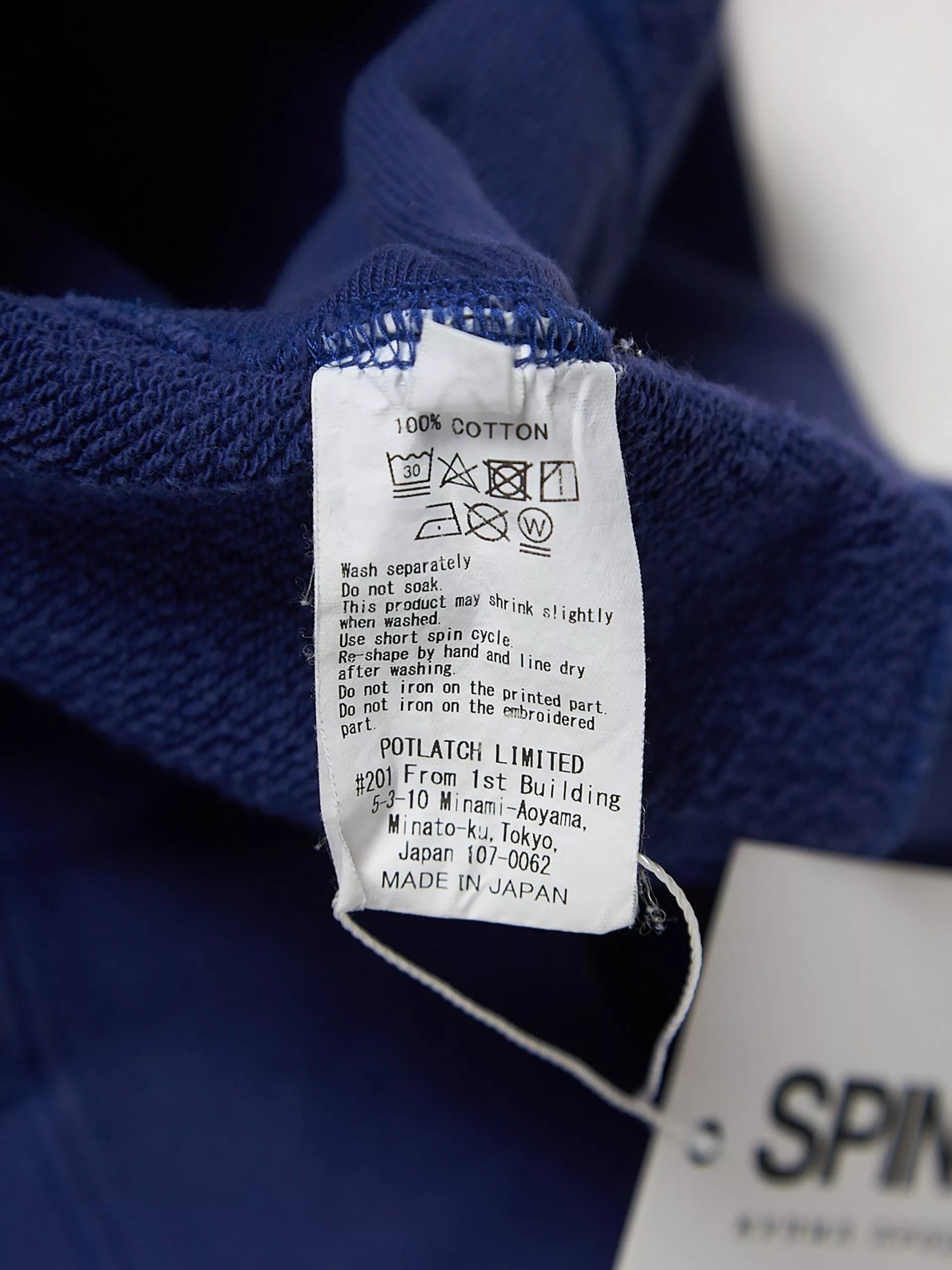 Cav Empt Sweatshirts Hoodies Cav Empt Blue Dreams Printed Cotton Sweatshirt