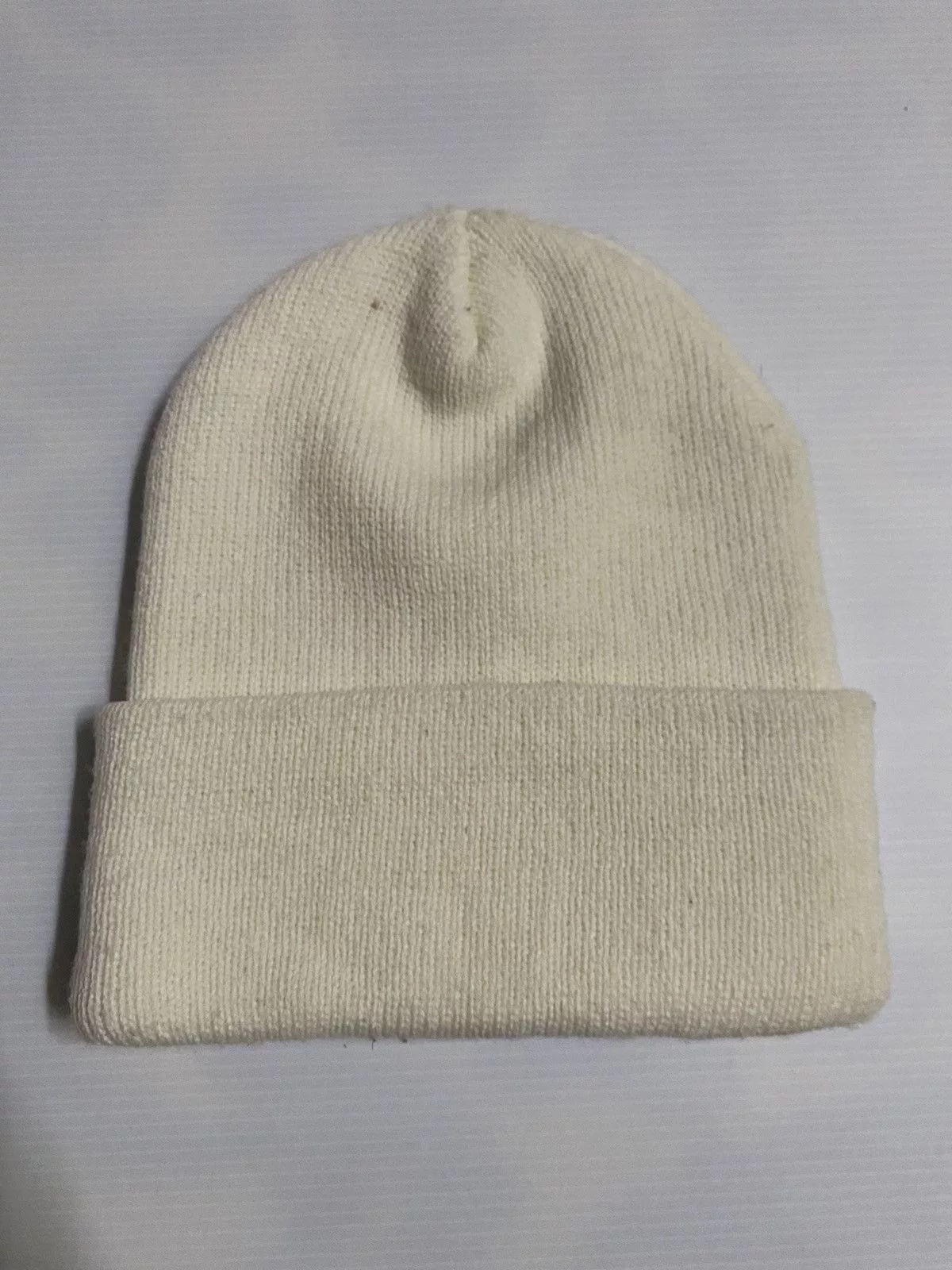 MLB Hats MLB New York Small Logo Embroidery Beanie Hat White