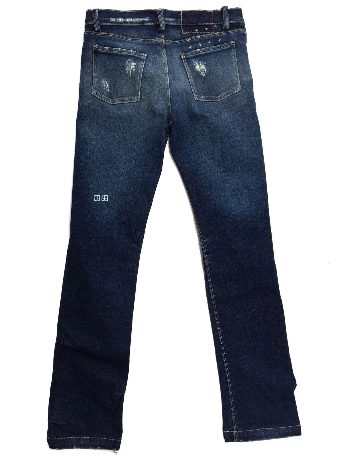 Ksubi Denim KSUBI Distressed Rip Van Winkle Jeans Blue