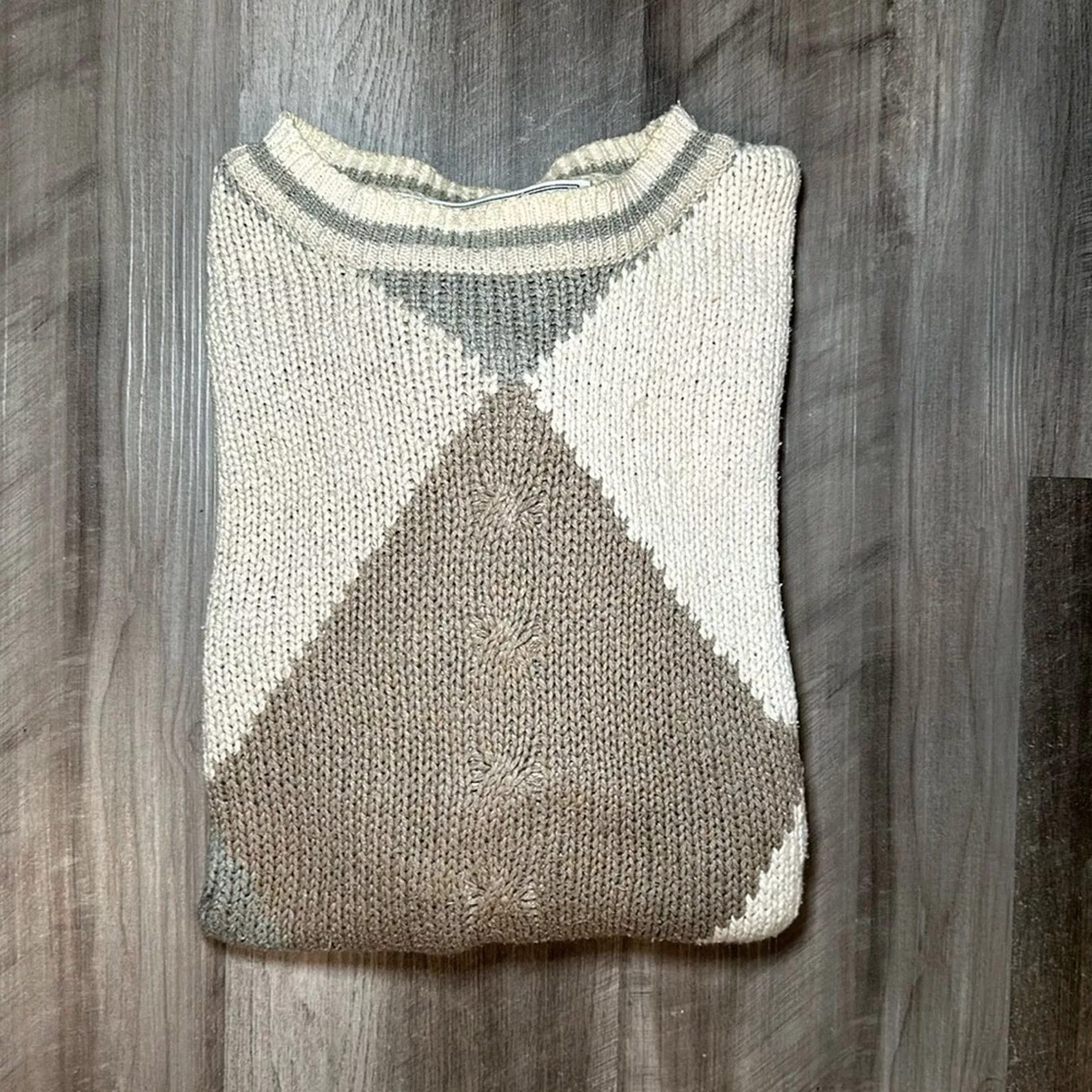 Method Sweaters Knitwear Method Vintage Silk Blend Sweater - Small White