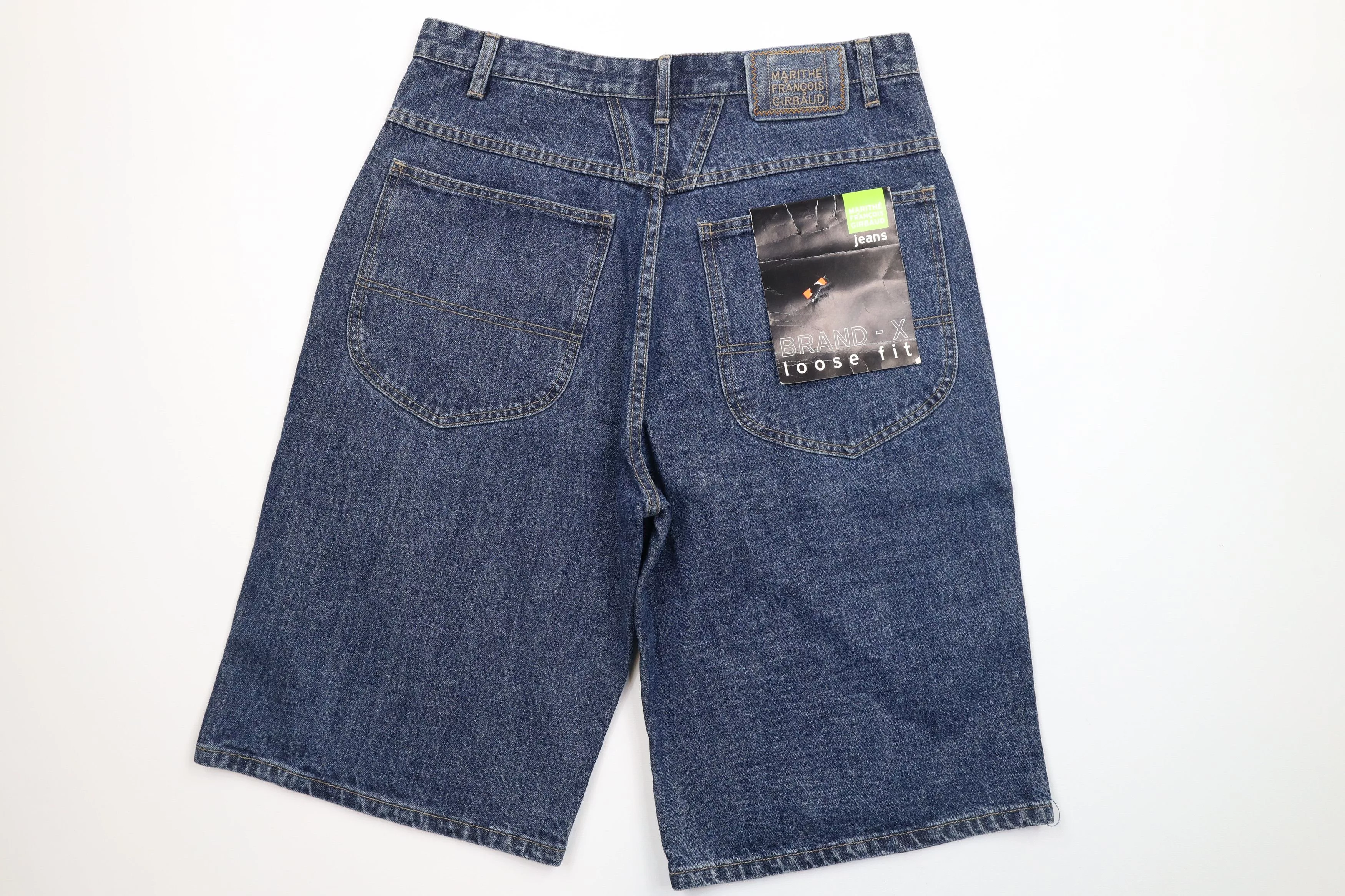 Marithe + Francois Girbaud Shorts Marithe + Francois Girbaud × Vintage Deadstock Vintage Marithe Francois Girbaud Denim Jean Shorts Blue