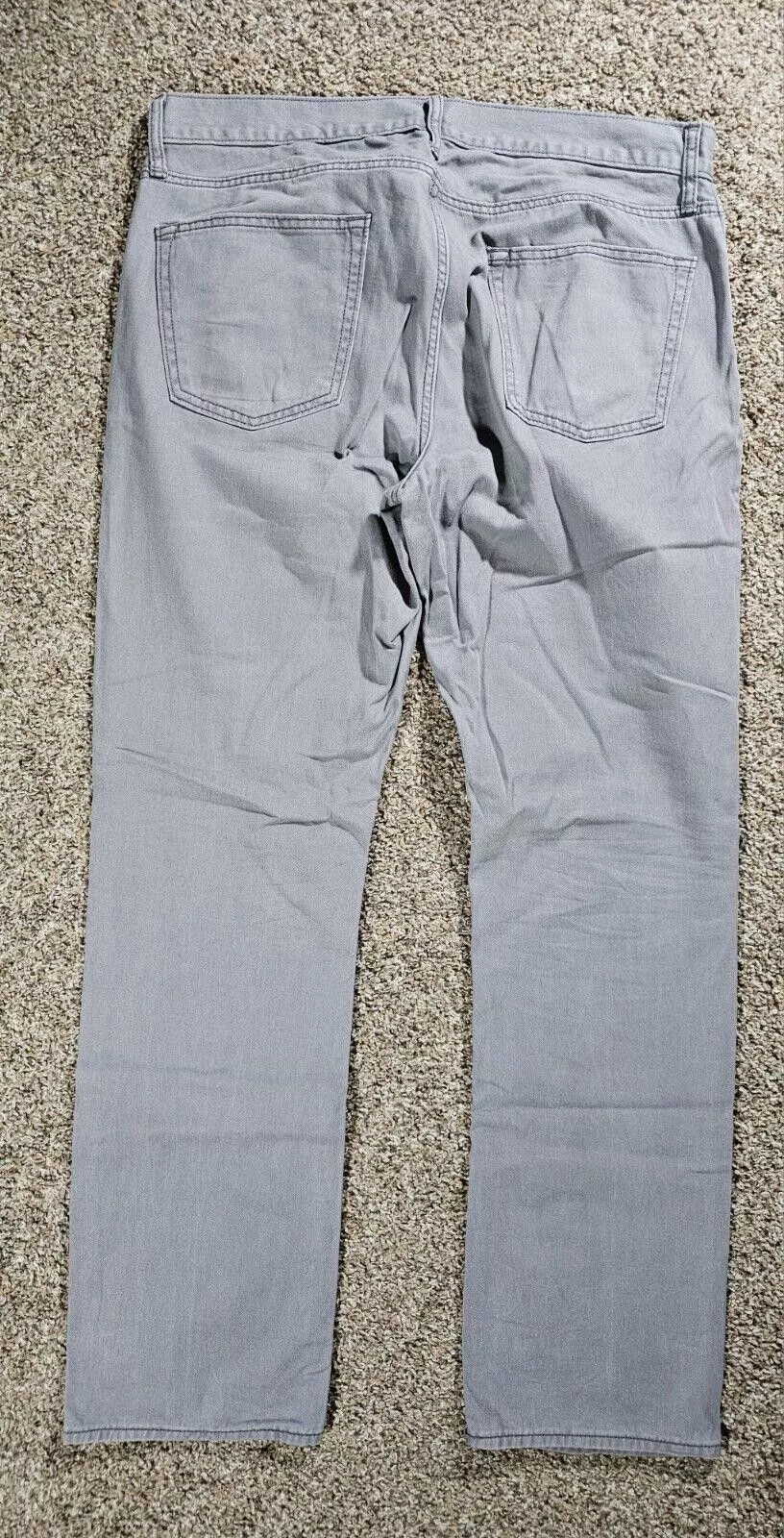 Old Navy Denim Old Navy straight leg mens 36x34” gray Built In Tough Jeans