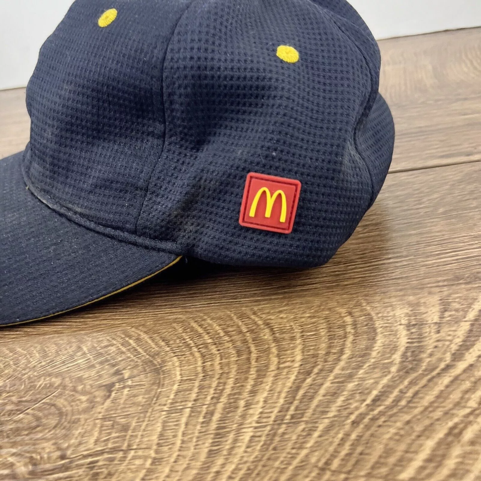 Other Hats Other McDonalds Hat McDonalds Blue Hat Adjustable Adult Size Hat B Black