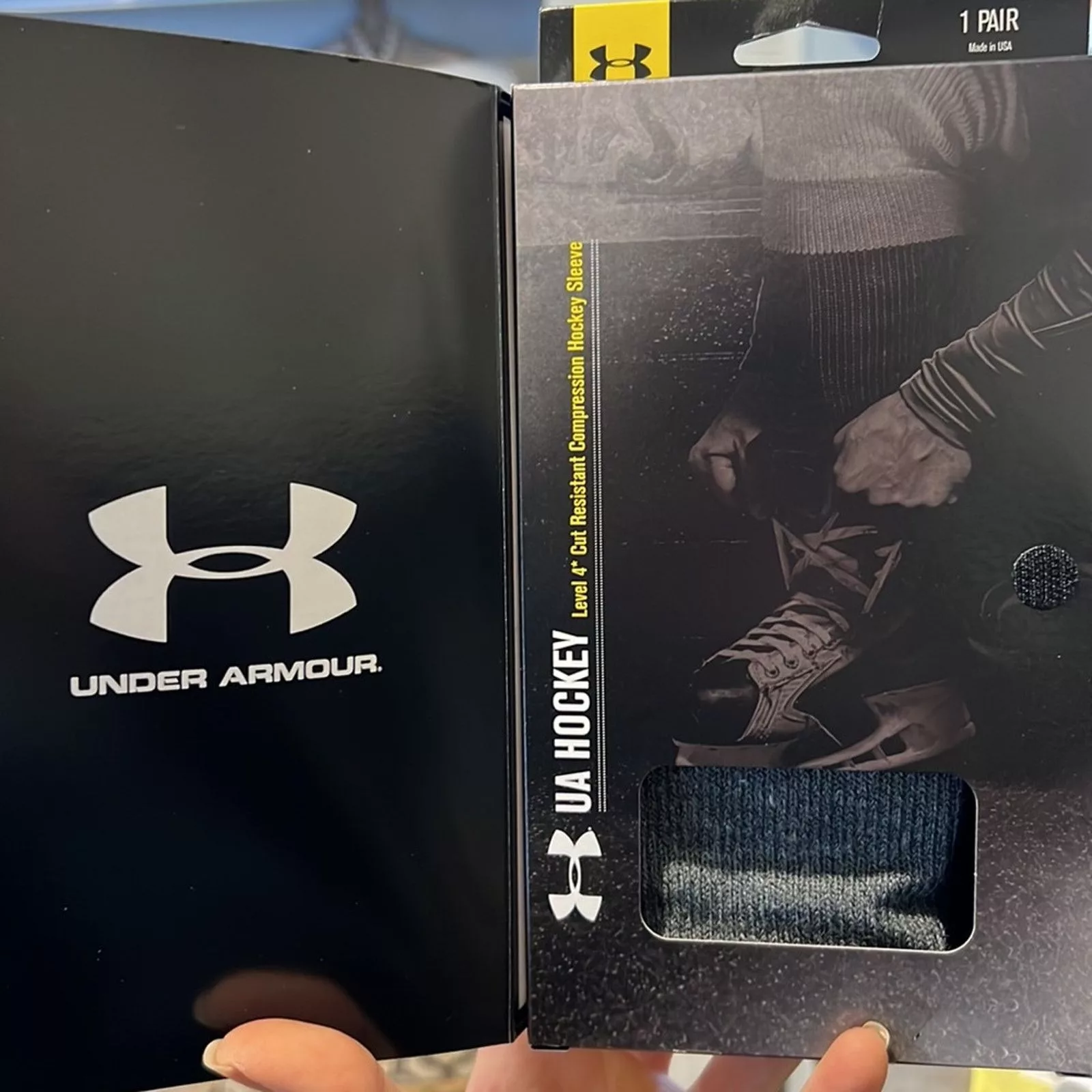 Under Armour Socks Underwear Under Armour Hockey Cut Resistant Compression Sleeve/Sock Multi