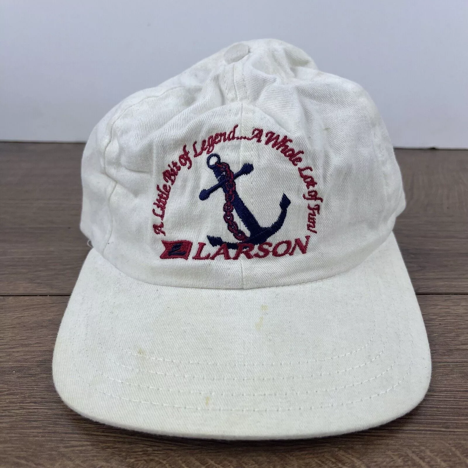 Other Hats Other Larson Hat Larson Adjustable Hat White Hat Adjustable White