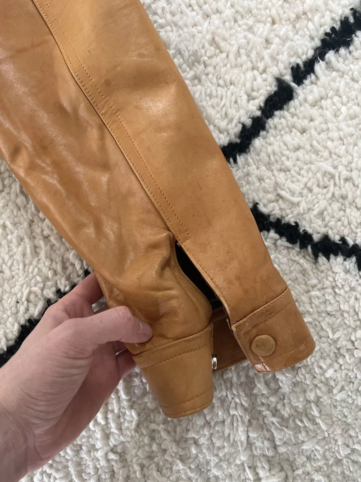 Vintage Leather Jackets Vintage Leather jacket Beige