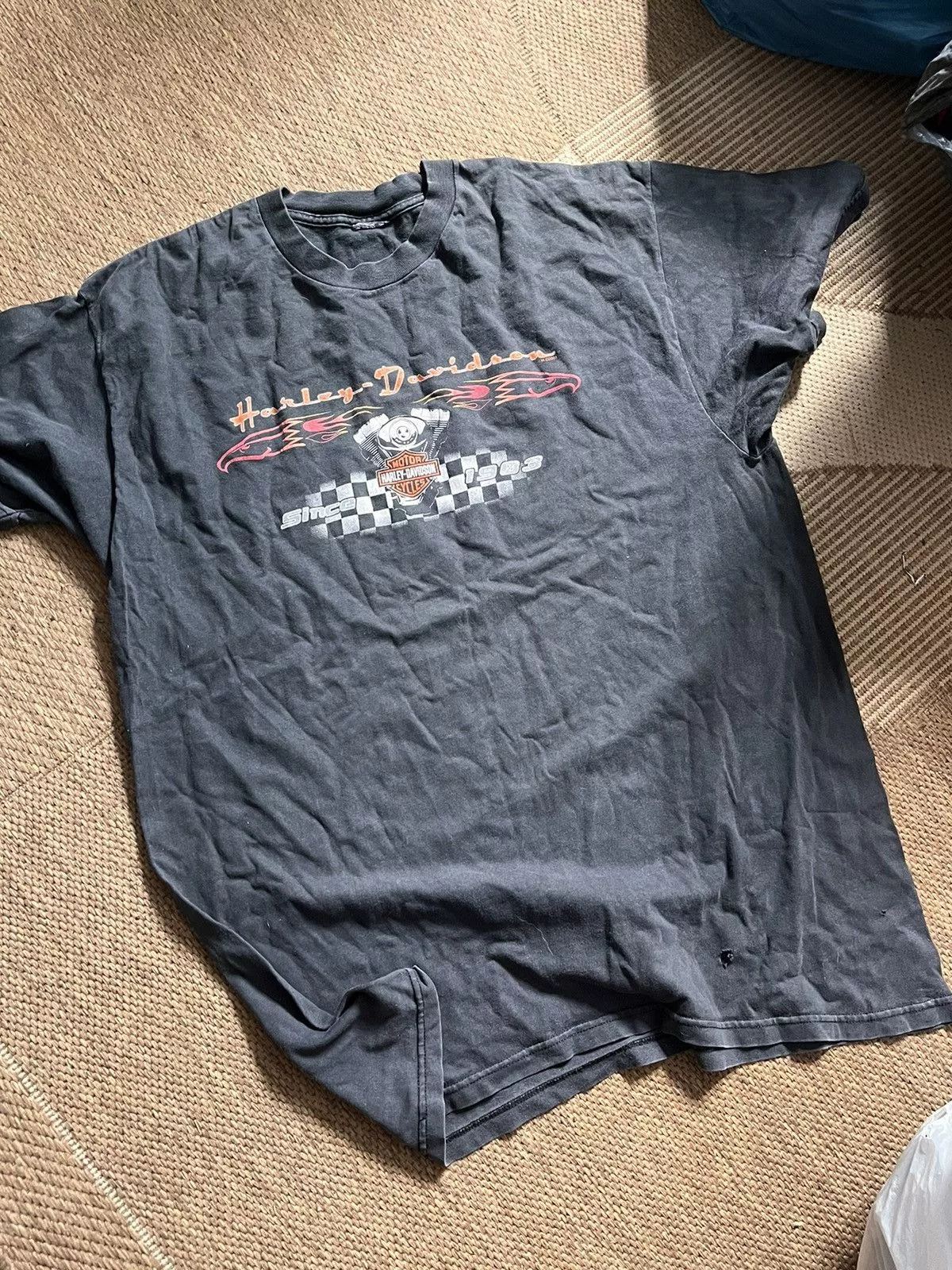 Harley Davidson Short Sleeve T Shirts x5 T-Shirt Harley Davidson Black
