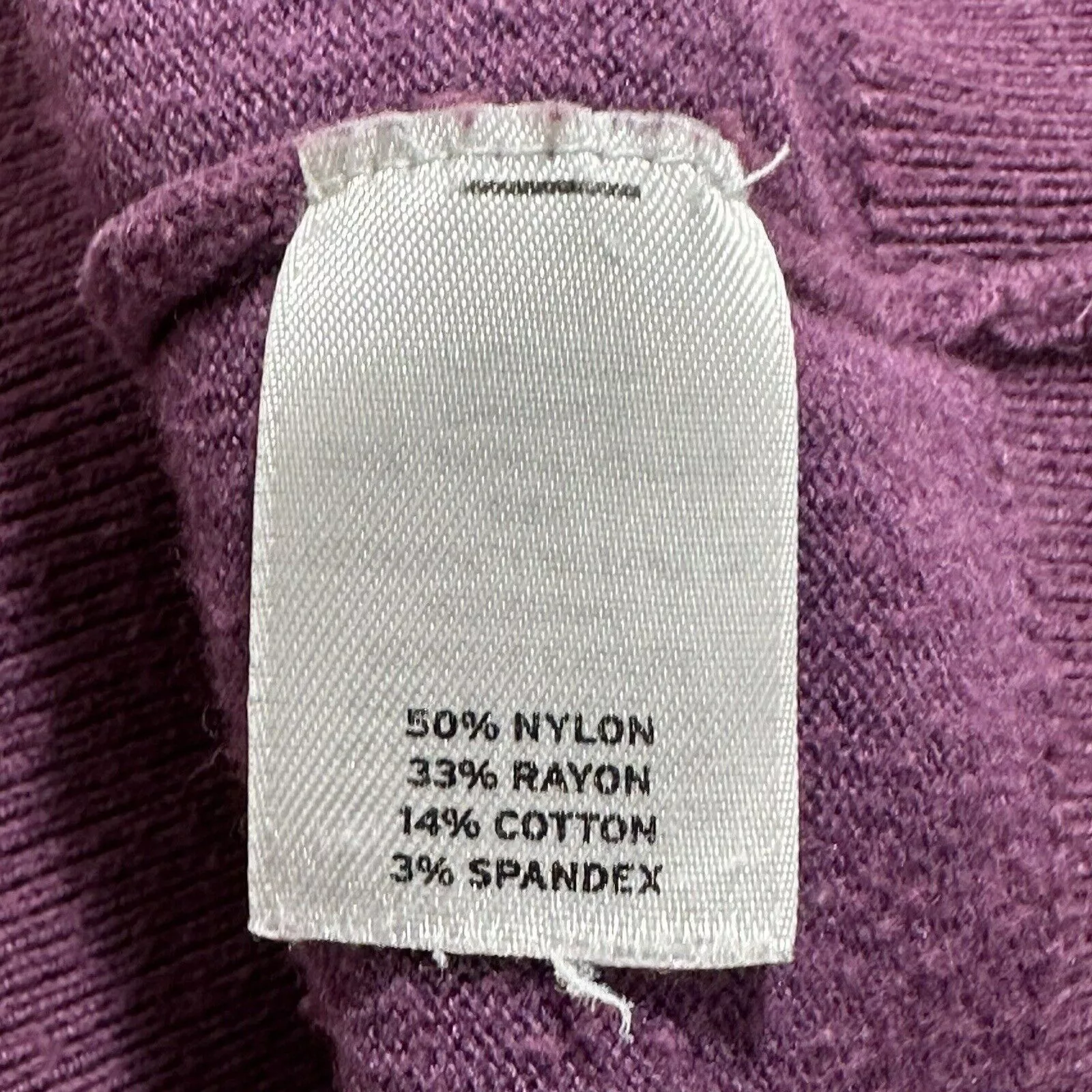 Other Sweaters Other Halogen Medium Snap Button Front Cardigan Emroidery Sweater Purple