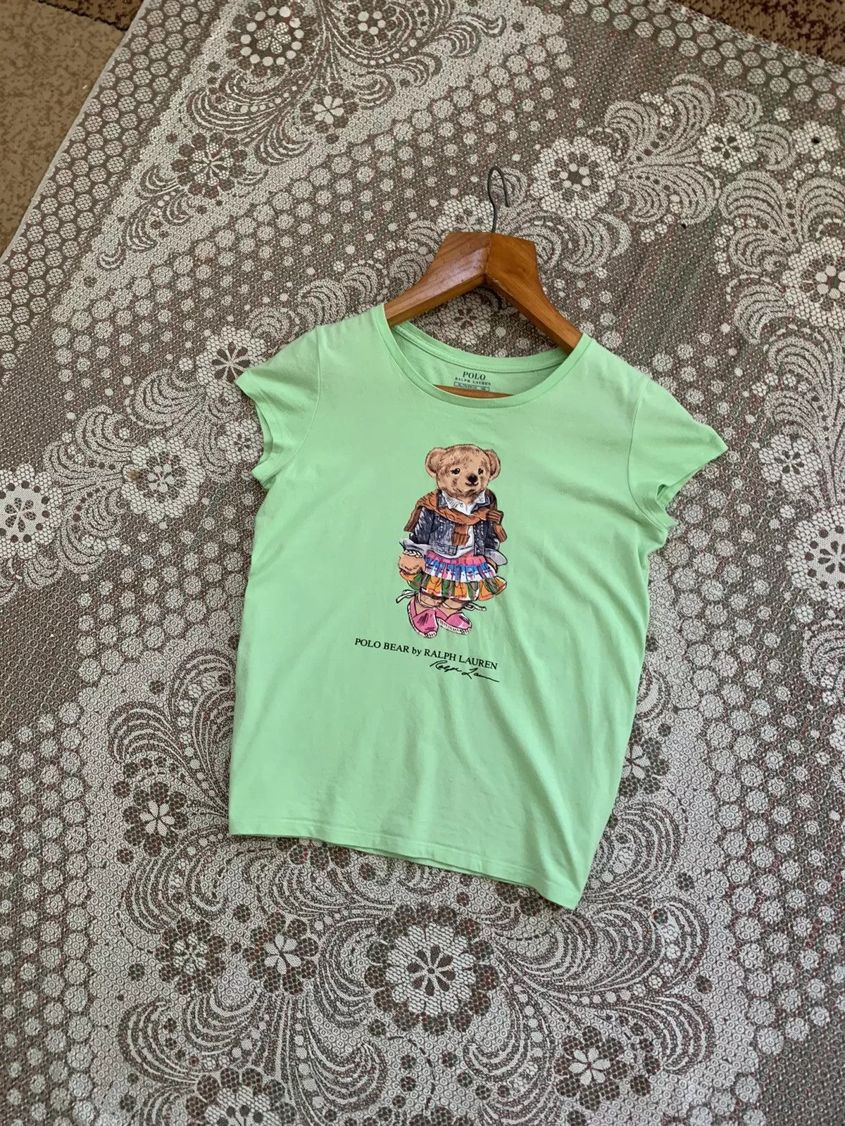 Polo Ralph Lauren Short Sleeve T Shirts Polo Ralph Lauren Junior T-shirt Polo Bear by Ralph Lauren Green