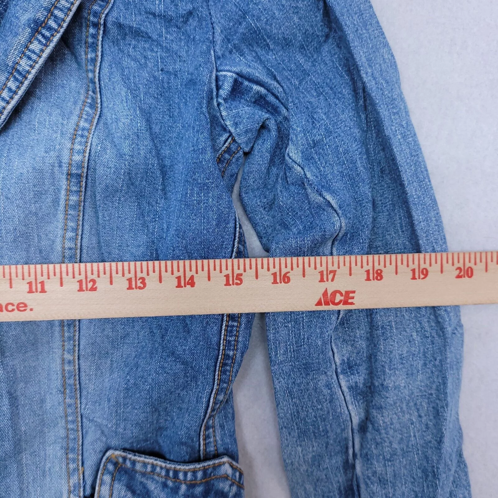Mossimo Jackets Mossimo Casual Button Denim Jean Jacket Womens Size S Blue