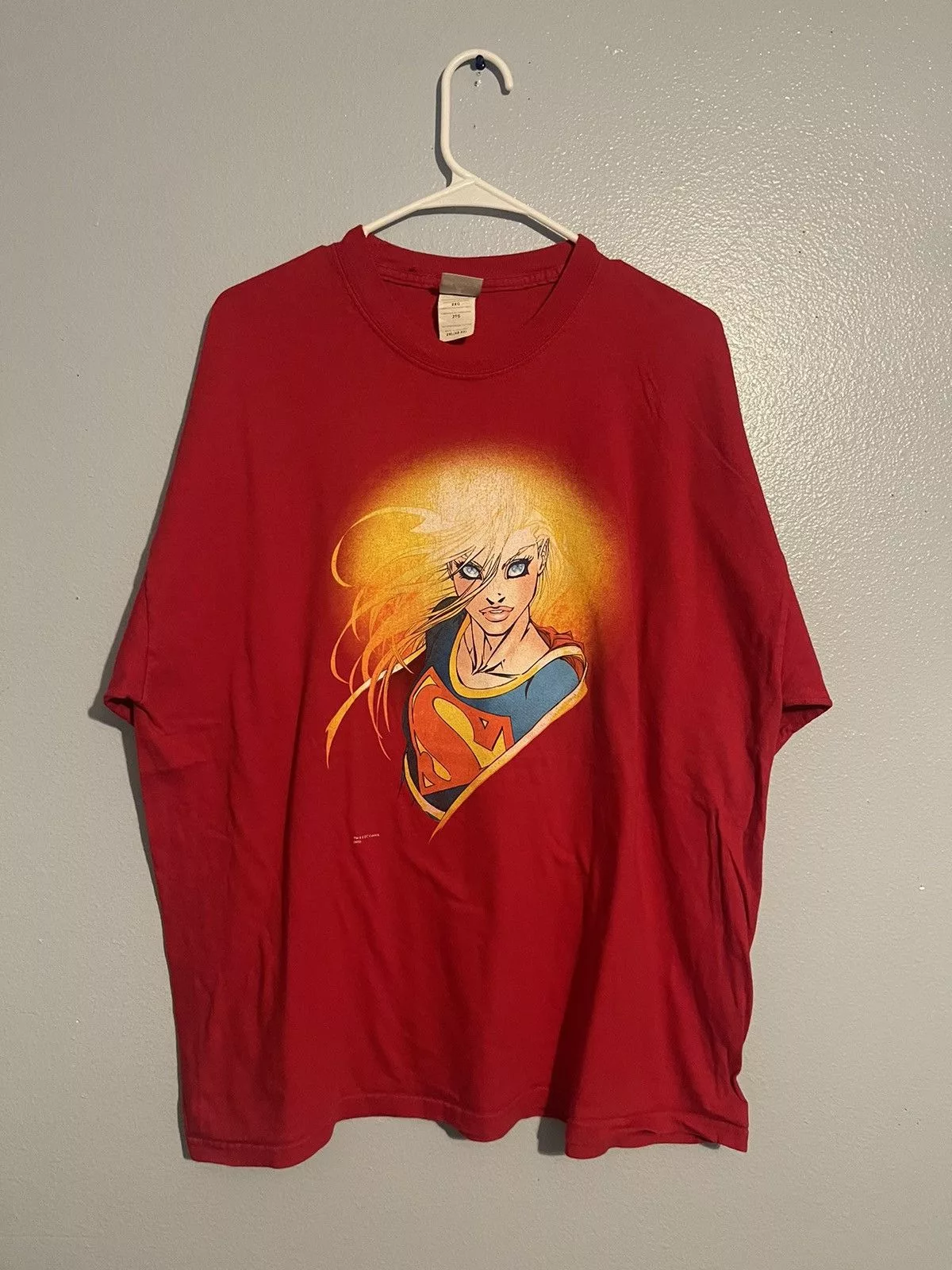 DC Short Sleeve T Shirts DC × DC Comics × Vintage 2005 Dc Comics Supergirl Shirt Red