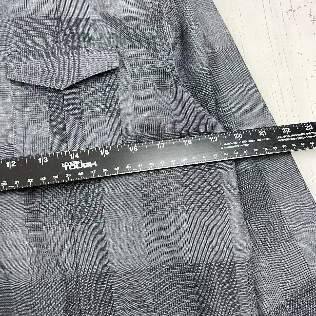 7Diamonds Shirts Button Ups 7Diamonds 7 Diamonds 1963 Medium Plaid Button Down Shirt Men Gray