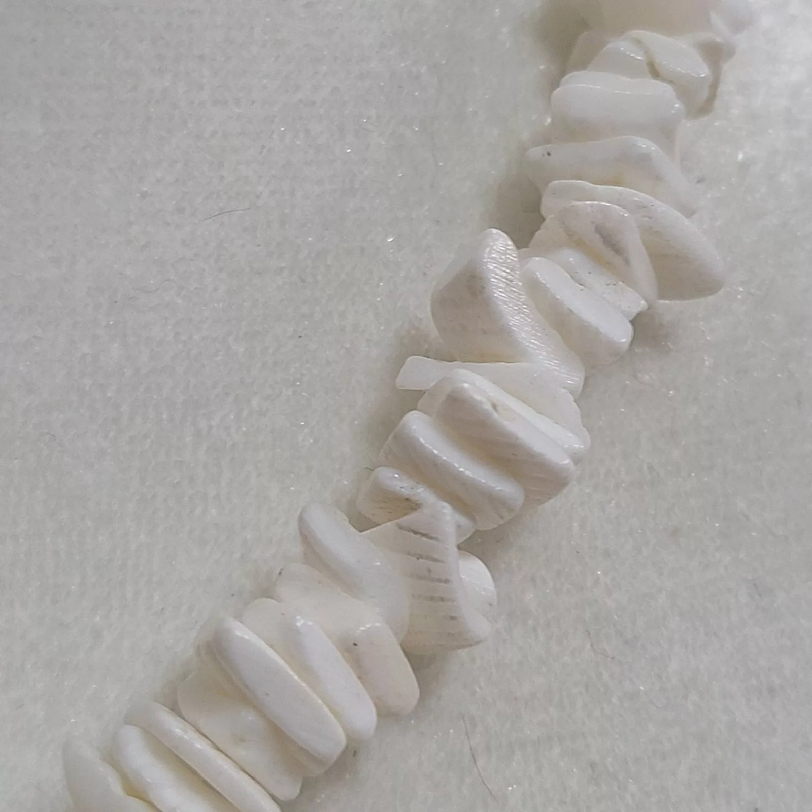 Vintage Necklaces Vintage Puka Shell Necklace White