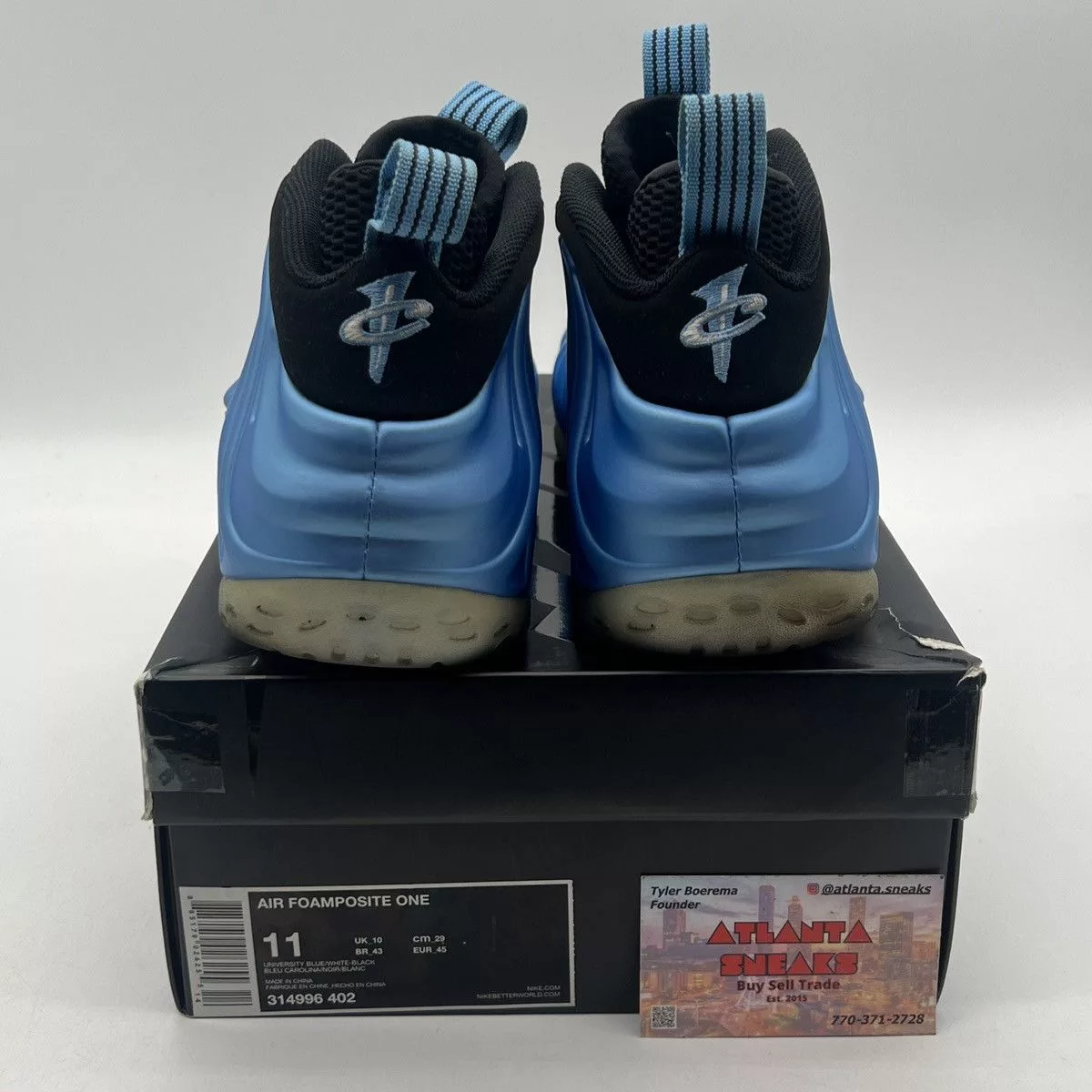 Nike Low Top Sneakers Nike Air Foamposite one university blue