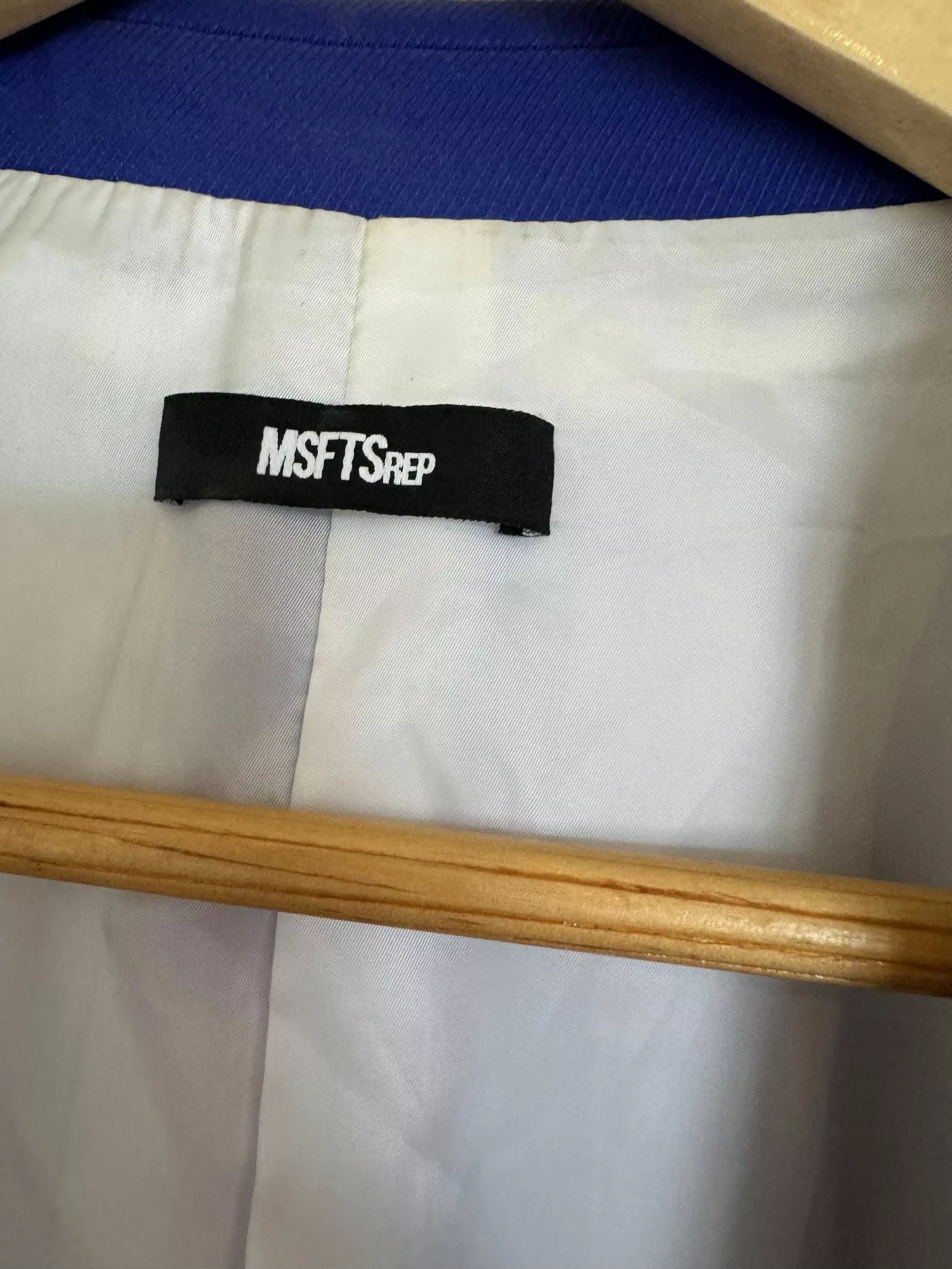 Msftsrep Blazers MSFTSrep Blazer. Size 48. Cropped Purple