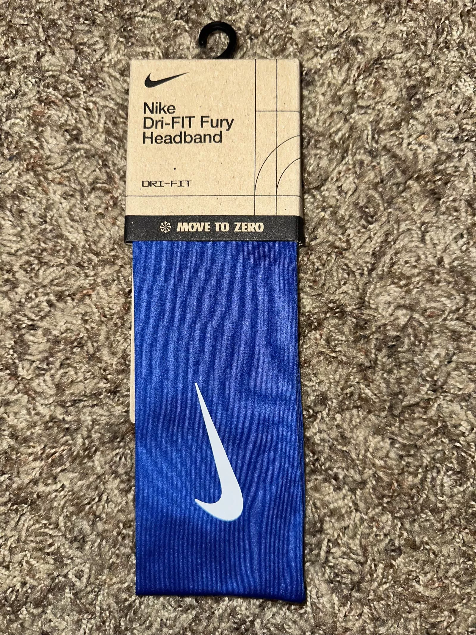 Nike Miscellaneous NIKE Dri-Fit Fury Headband Royal Blue