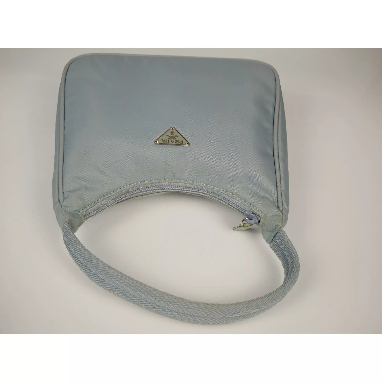 Prada Mini Bags Prada 2000 Nylon Shoulder Bag Gray