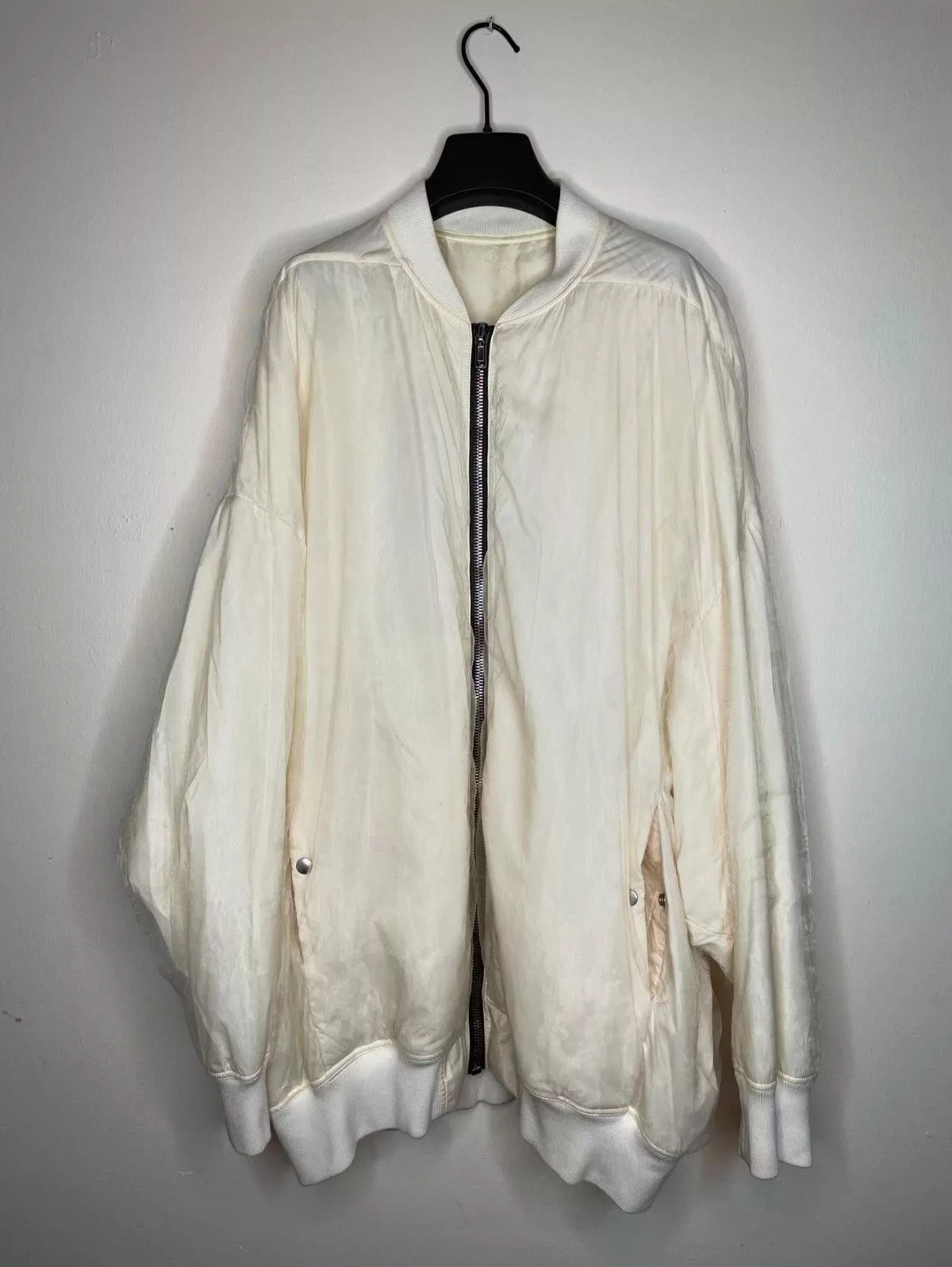 Rick Owens Bombers RICK OWENS RUNWAY PETER FLIGHT BOMBER White
