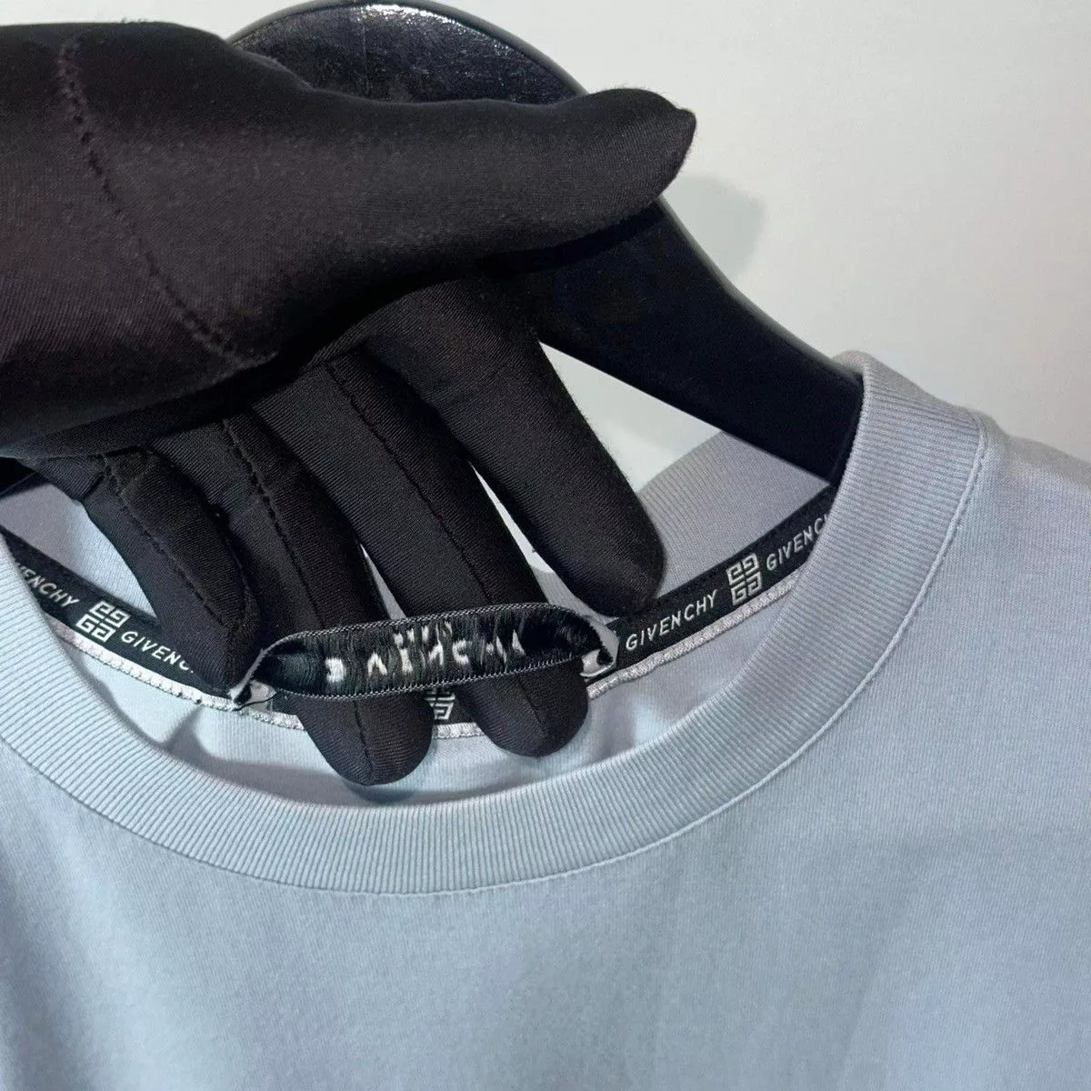 Givenchy Short Sleeve T Shirts Givenchy Logo Blue T Shirt Luxury