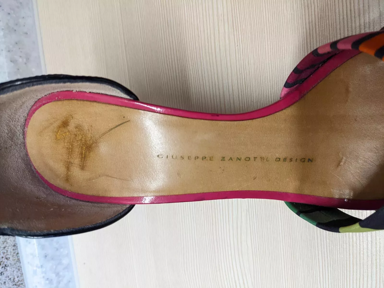 Giuseppe Zanotti Heels GIUSEPPE ZANOTTI DESIGN LEATHER MULES SIZE 36.5 Multi