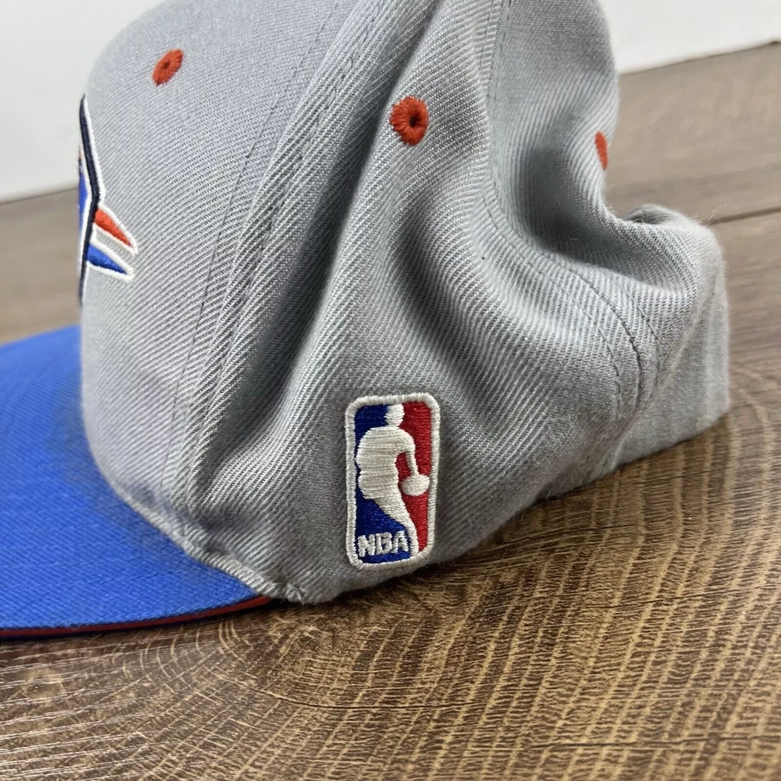 Mitchell & Ness Hats Oklahoma City Thunder Hat Mitchell & Ness Snapback Gray Hat