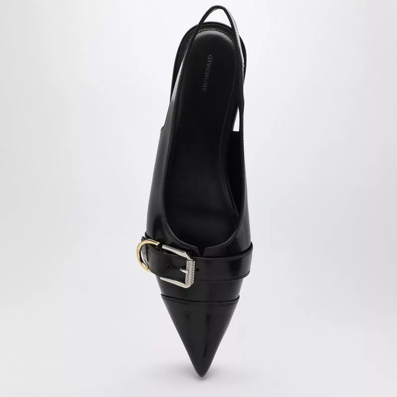 Givenchy Low Top Sneakers Givenchy Voyou Black Leather Slingback Multi