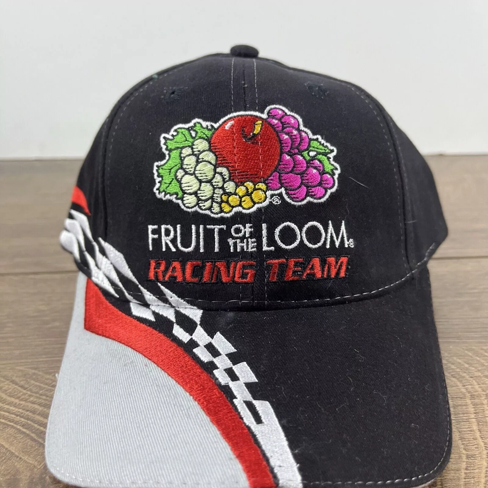 Other Hats Other Fruit of the Loom Racing 55 Hat Black Cap Hat Adjustable Bla