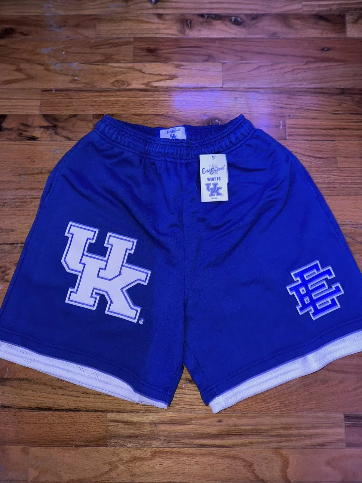 Eric Emanuel Shorts Eric Emanuel × NCAA Eric Emanuel EE Double Layer Kentucky Wildcats Short SZ L Blue