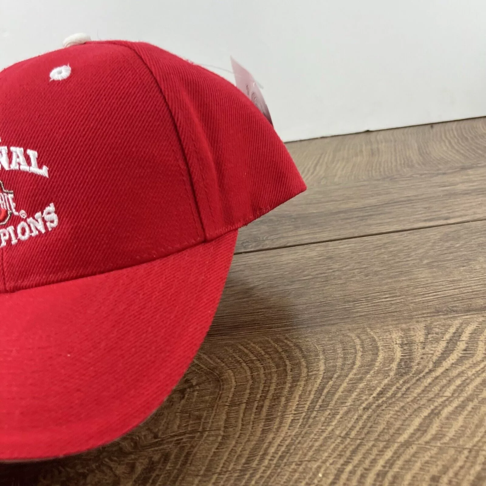 Other Hats Other Ohio State Buckeyes Hat 2002 Natioinal Champions Hat Red Adj
