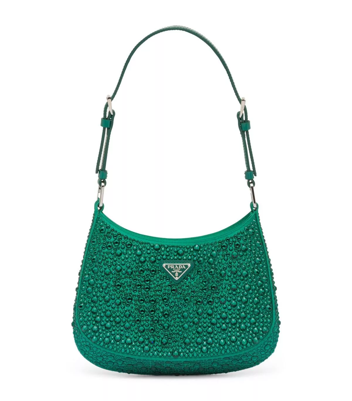 Prada Shoulder Bags Prada Cleo Bag with crystals Green