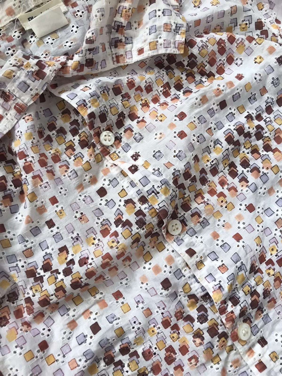 Issey Miyake Button Ups Plantation Issey Miyake White