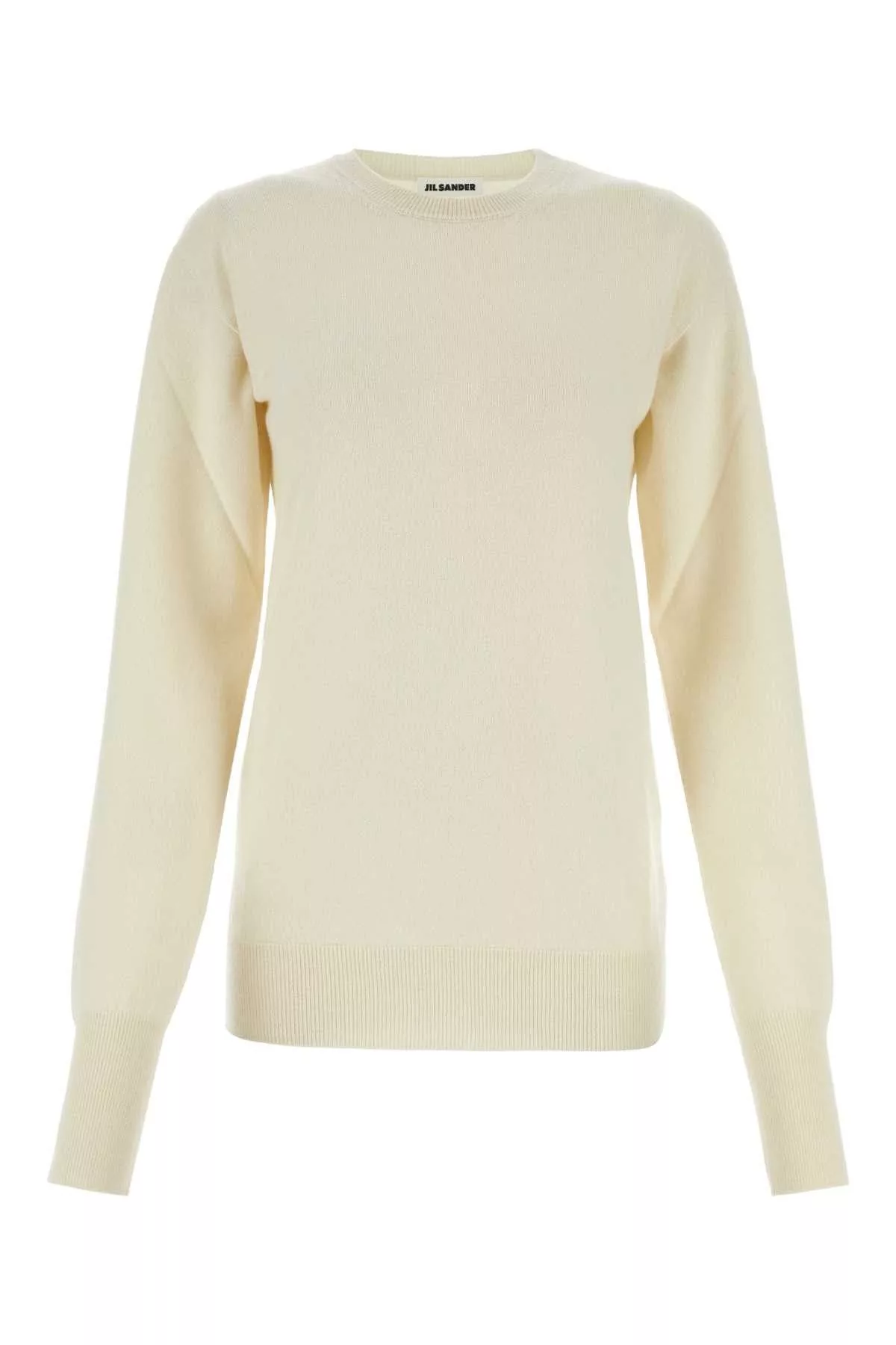 Jil Sander Sweaters Jil Sander Ivory Cashmere Sweater Multi