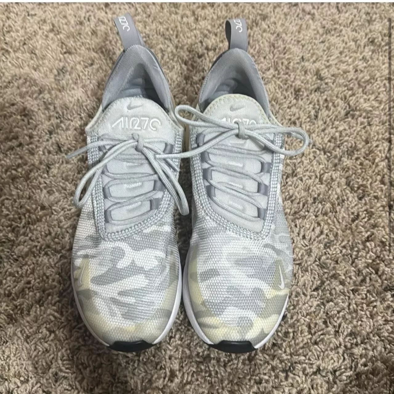Nike Low Top Sneakers Nike Air Max 270 Grey Camo Gray