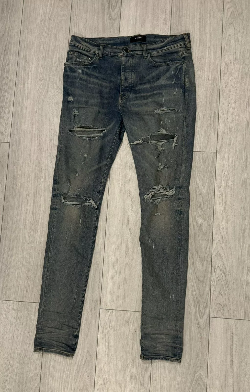 Amiri Casual Pants AMIRI jeans thrasher Blue