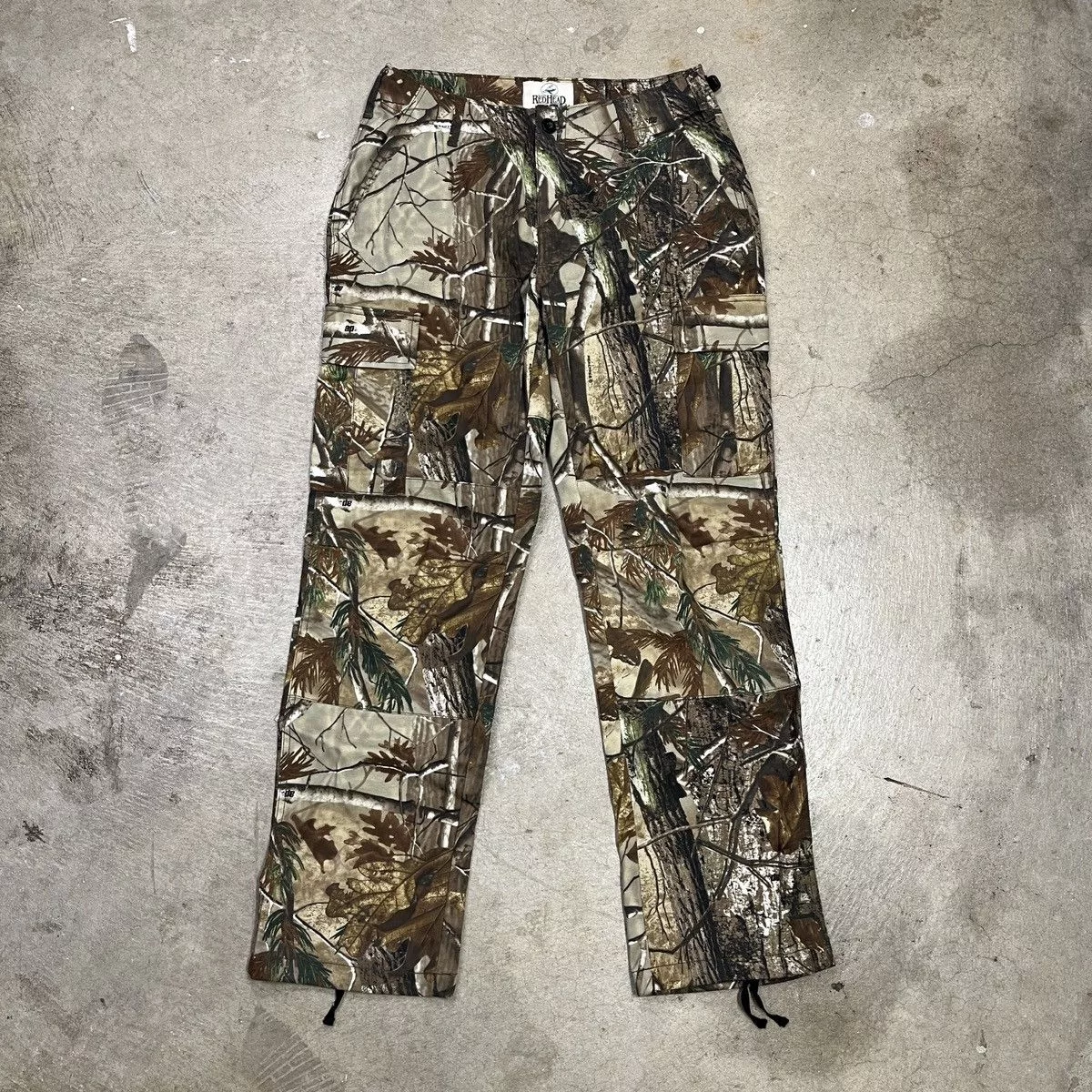 Redhead Casual Pants Redhead × Vintage Camo Cargo Pants Redhead Realtree Camo Adjustable Waist Multi Streetwear