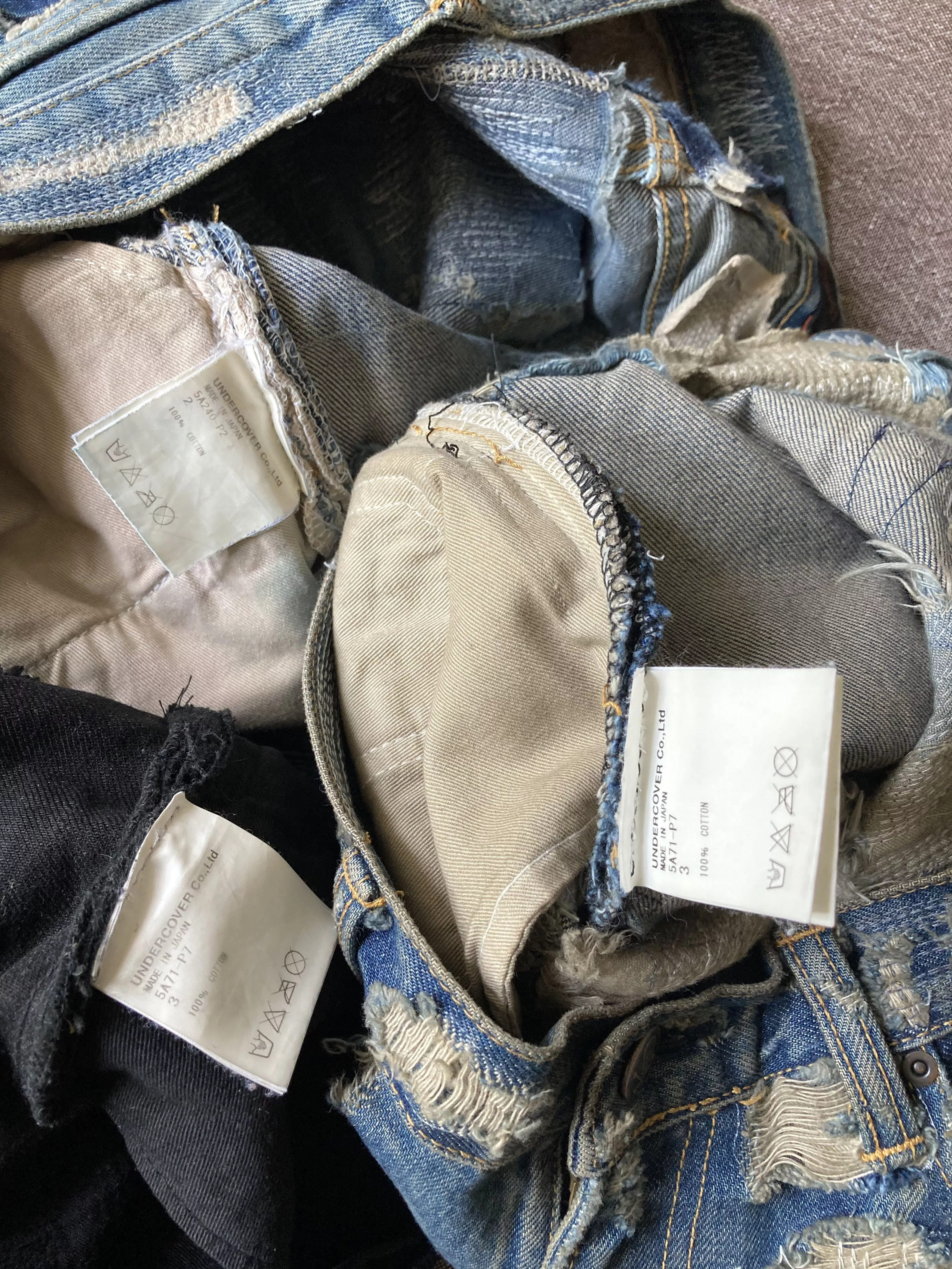 Undercover Denim Undercover 85 Jeans Blue + Black