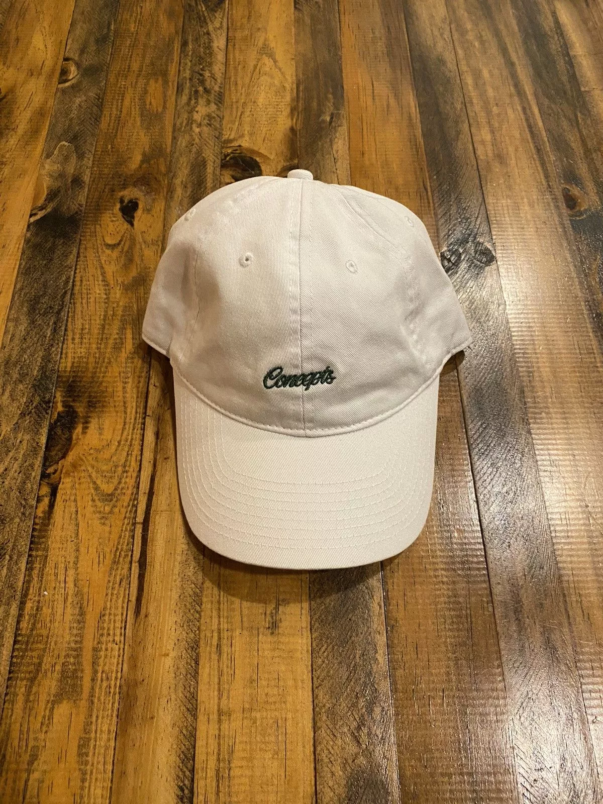 CNCPTS Hats CNCPTS Concepts “Script” Dad Hat White