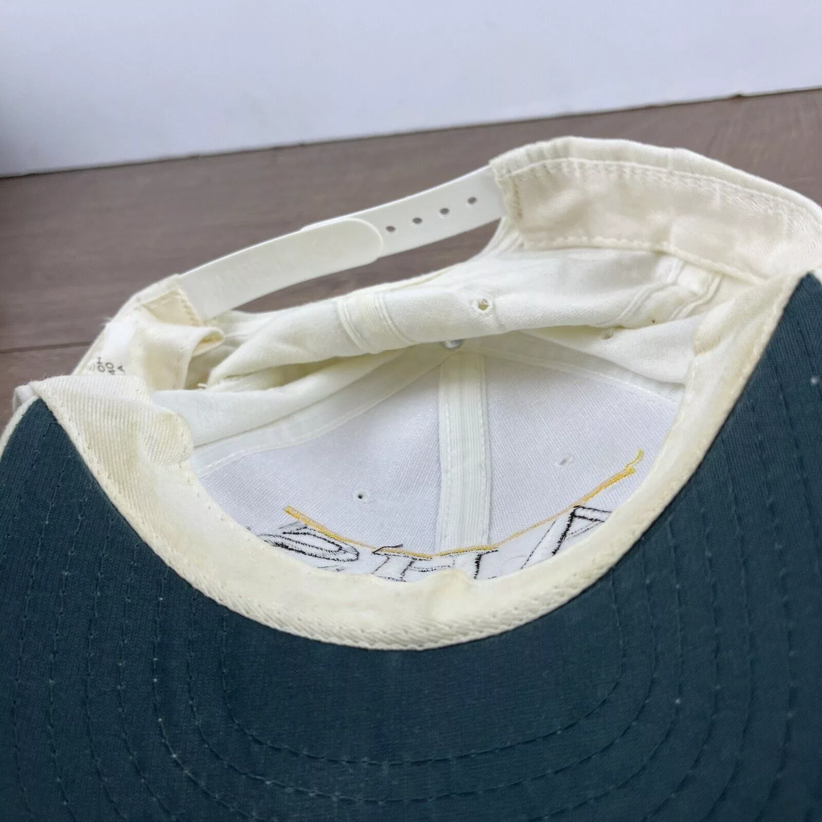 Other Hats Other Alter High School Cheerleading White Hat Adjustable Snapback
