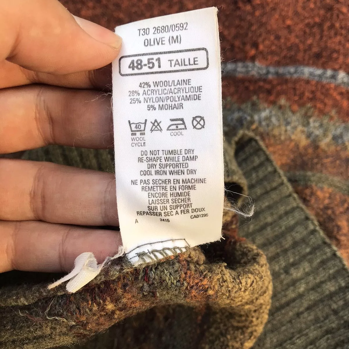 Marks & Spencer Sweaters Knitwear Marks & Spencer × Saint Michael Vintage St Michael marks and spencer Navajo Nordic Fair Isle Green