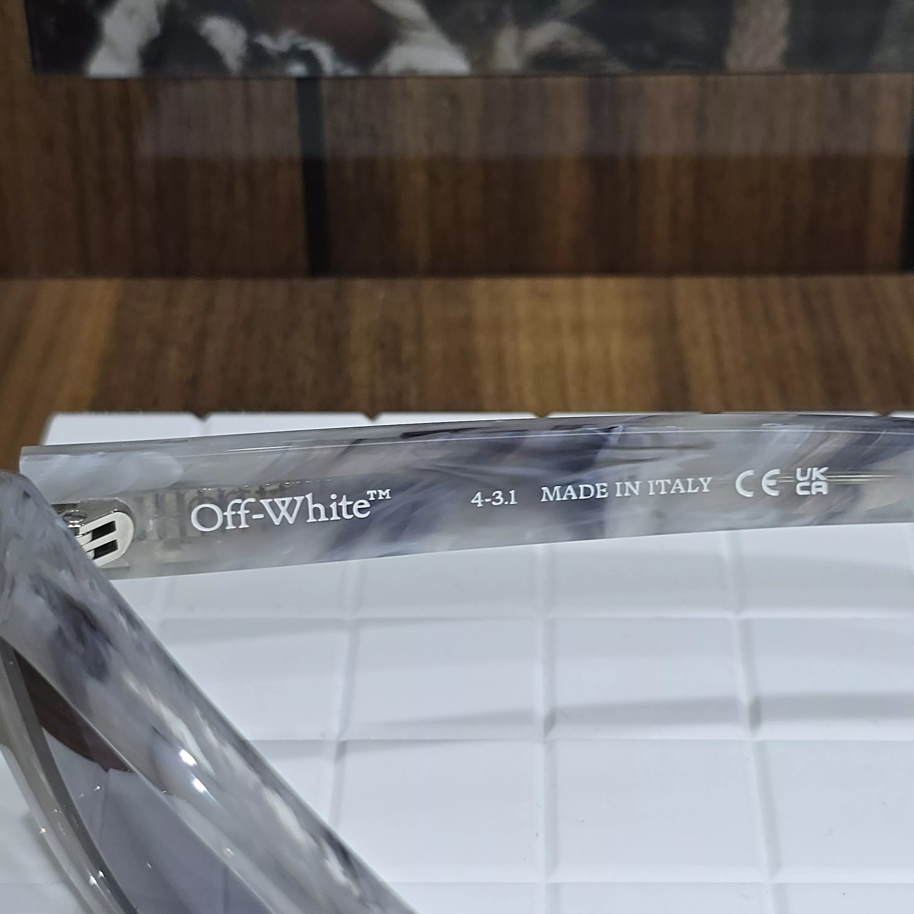 Off-White Sunglasses Off-White OFF WHITE Marble-effect Sunglasses Multi