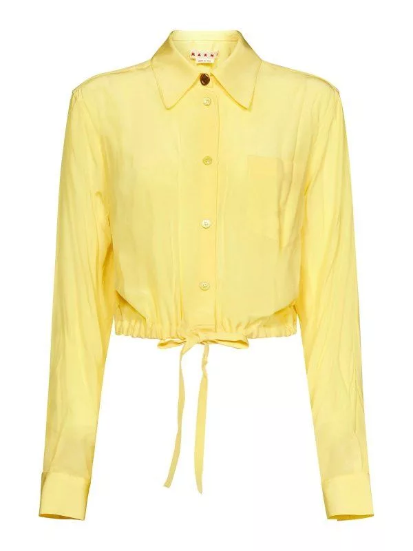 Marni Button Ups Marni o1srvl11e0624 Shirt in Yellow