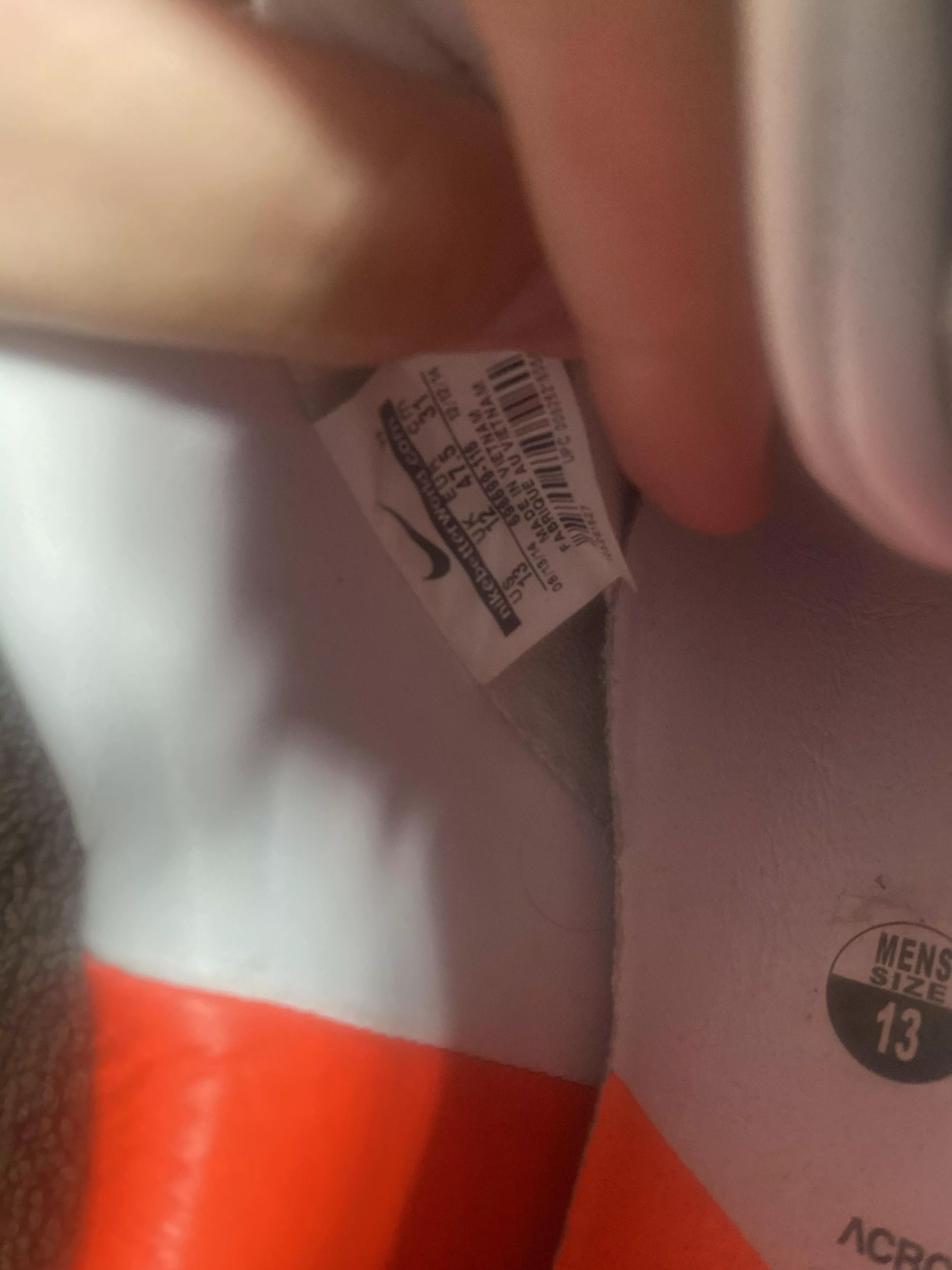 Acronym Low Top Sneakers Lunar Force 1 SP/ Acronym Multi
