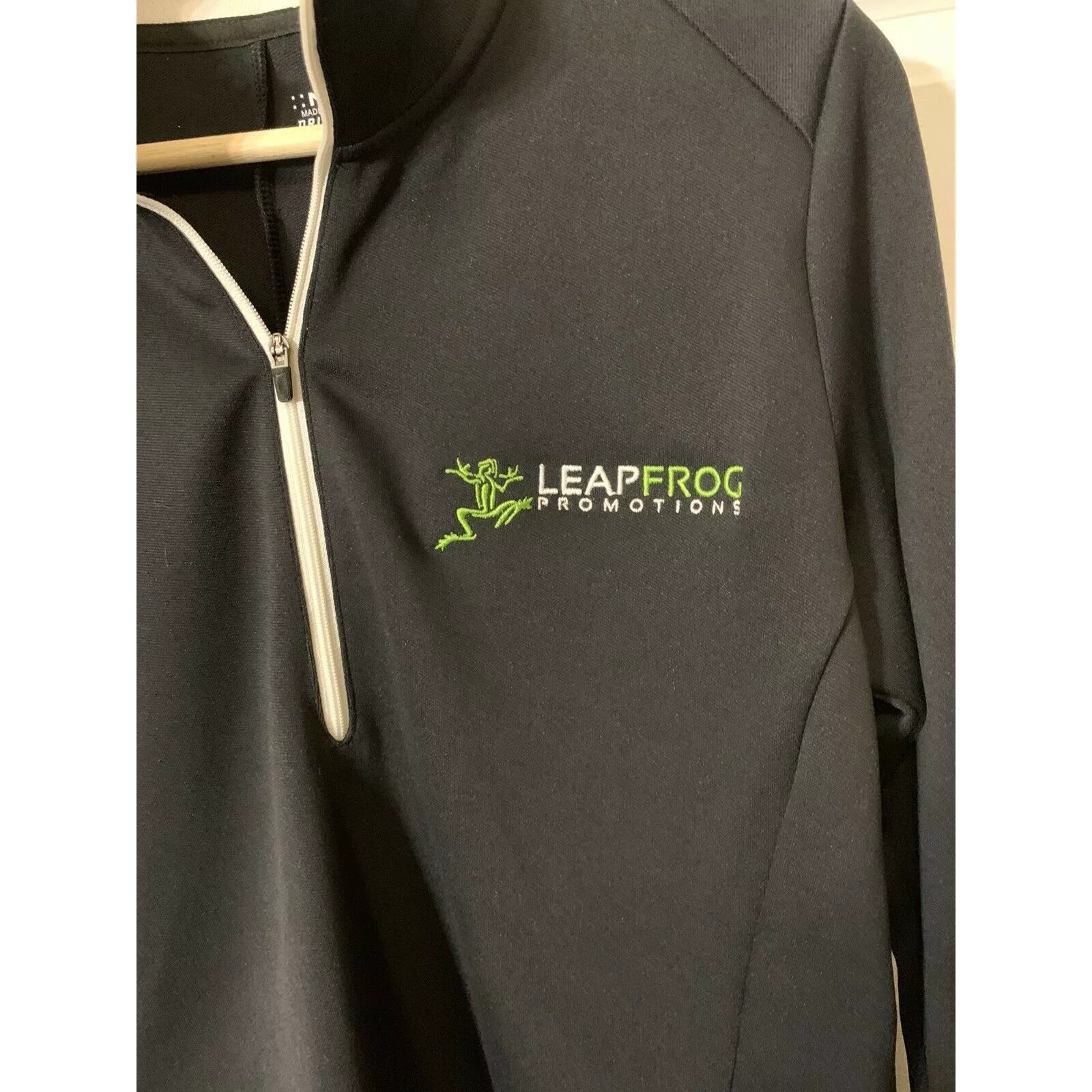 Nike Light Jackets NIKE Golf Dri-Fit Black Long Sleeve Pullover Jacket Leapfrog