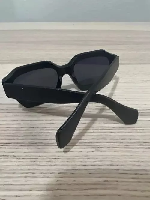 Electric Visual Sunglasses Electric Visual Irregular Vintage Sunglasses Black Streetwear