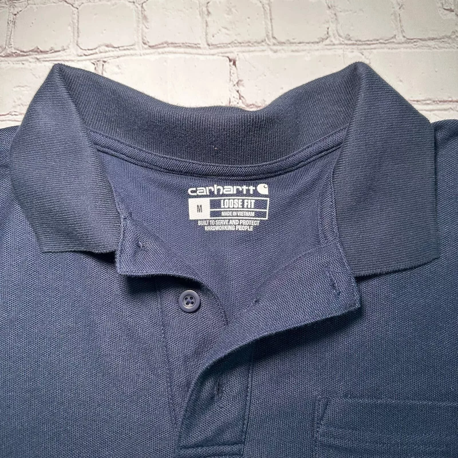 Carhartt Short Sleeve T Shirts Carhartt polo size medium Blue